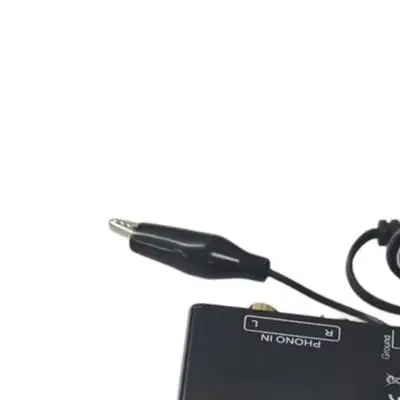 For phono Preamp for Turntable with Aluminum Body Black 8.75x5.1x2.1cm MM Audio Amplification Line Out for Home Audio System