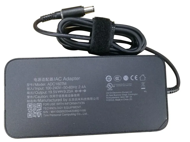 Original ADC180TM 19.5V 9.23A AC Adapter Charger For Xiaomi 1060G 15.6 INCH Redmi G 2021 Gamebook Power Supply ADC 180TM