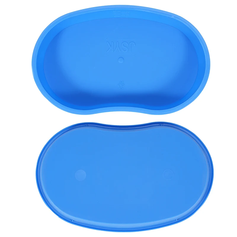 2pcs Dental Surgical Plastic Tray Medical Disinfection Bending Plate Cosmetic Nail Art Storage Tray Tattoo Tool Holder