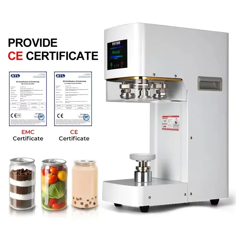

2026 Xiangyin Commercial New Portable Canning And Sealing Machine Suitable For Bubble Tea, Coffee, Soda, Beer And Juice