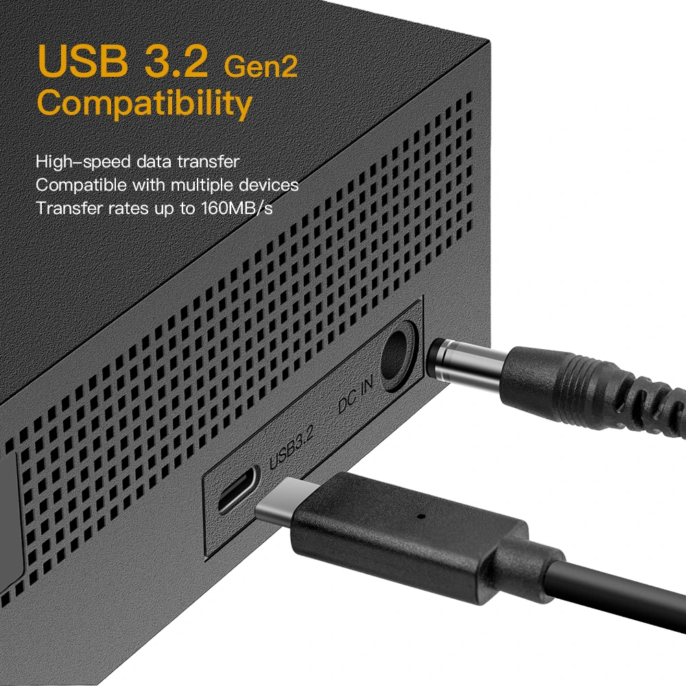 UnionSine 데스크탑 외장 하드 드라이브, USB 3.2 Gen2 HDD 스토리지, PC, 노트북, Mac, Xbox, PS4 호환 가능, 4TB, 8TB, 12TB, 16TB, 18TB, 3.5 인치