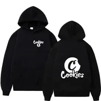 New Hoodie Cookies Letter Printed Cool Hoodie Hot Sale  Womens Vintage Casual Sweatshirt  Long Sleeve Pullovers