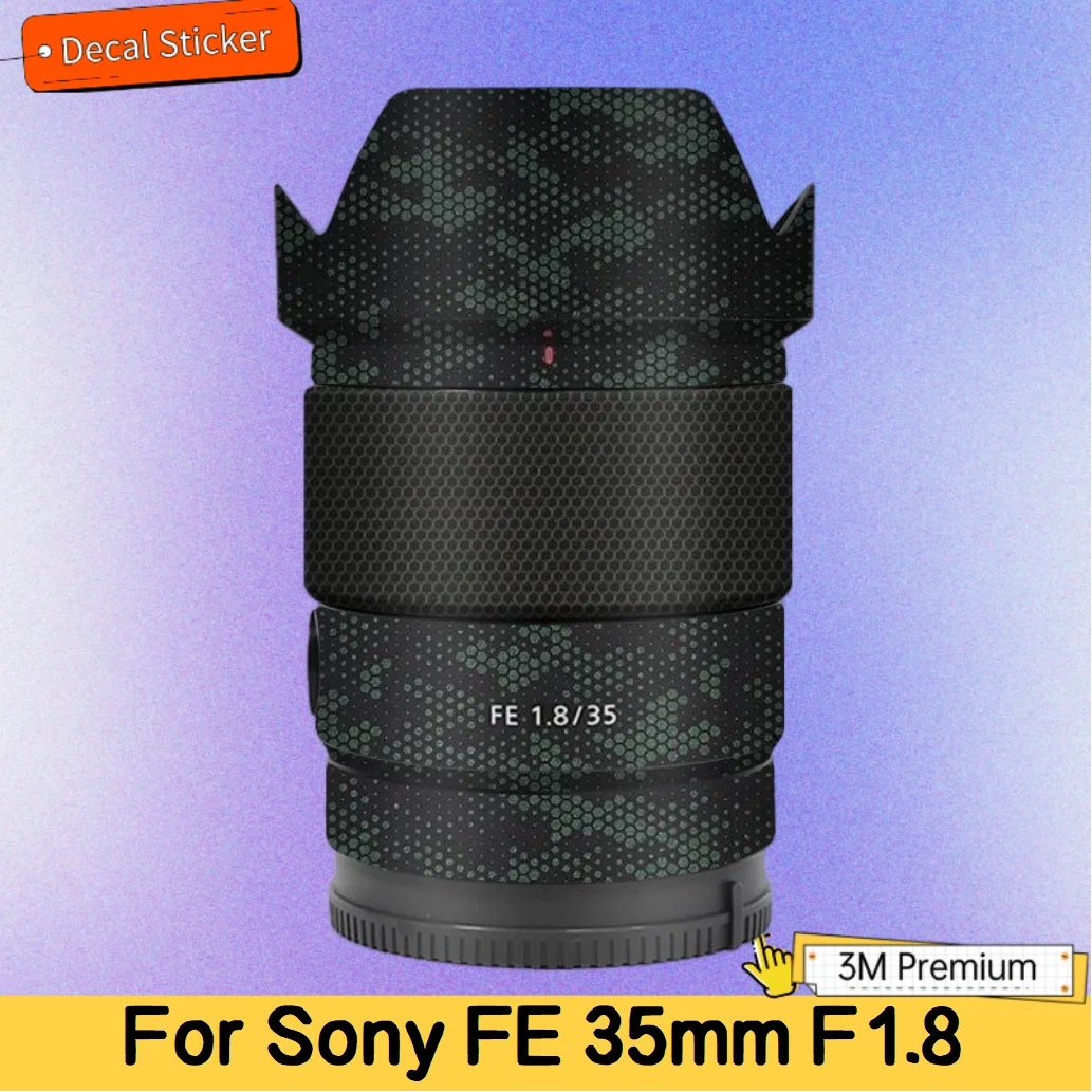 

Для Sony FE 35 мм F1.8 наклейка на объектив защитная наклейка на кожу виниловая пленка защитное покрытие от царапин
