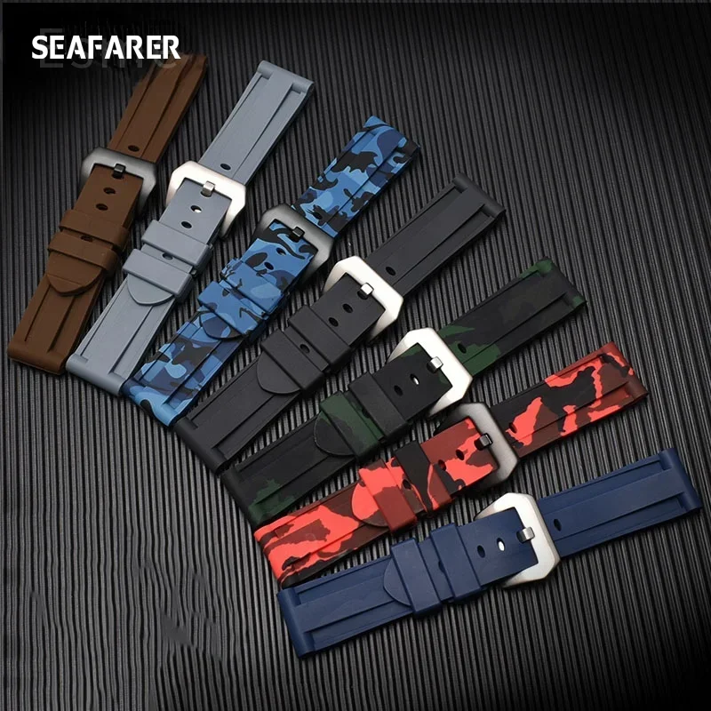 ファッショナブルなシリコンウォッチバンド,22mm, 24mm, 26mm