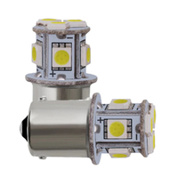 4pcs 6V DC 1156 BA15S White 8 LED SIDE LIGHT INDICATOR BULB 6000K 8 5050 LED 800LM Stop Light Parking Light