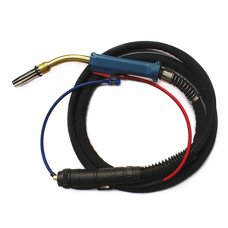 Water-cooled welding torch, semi-automatic water-cooled high-current industrial, thickened copper wire material