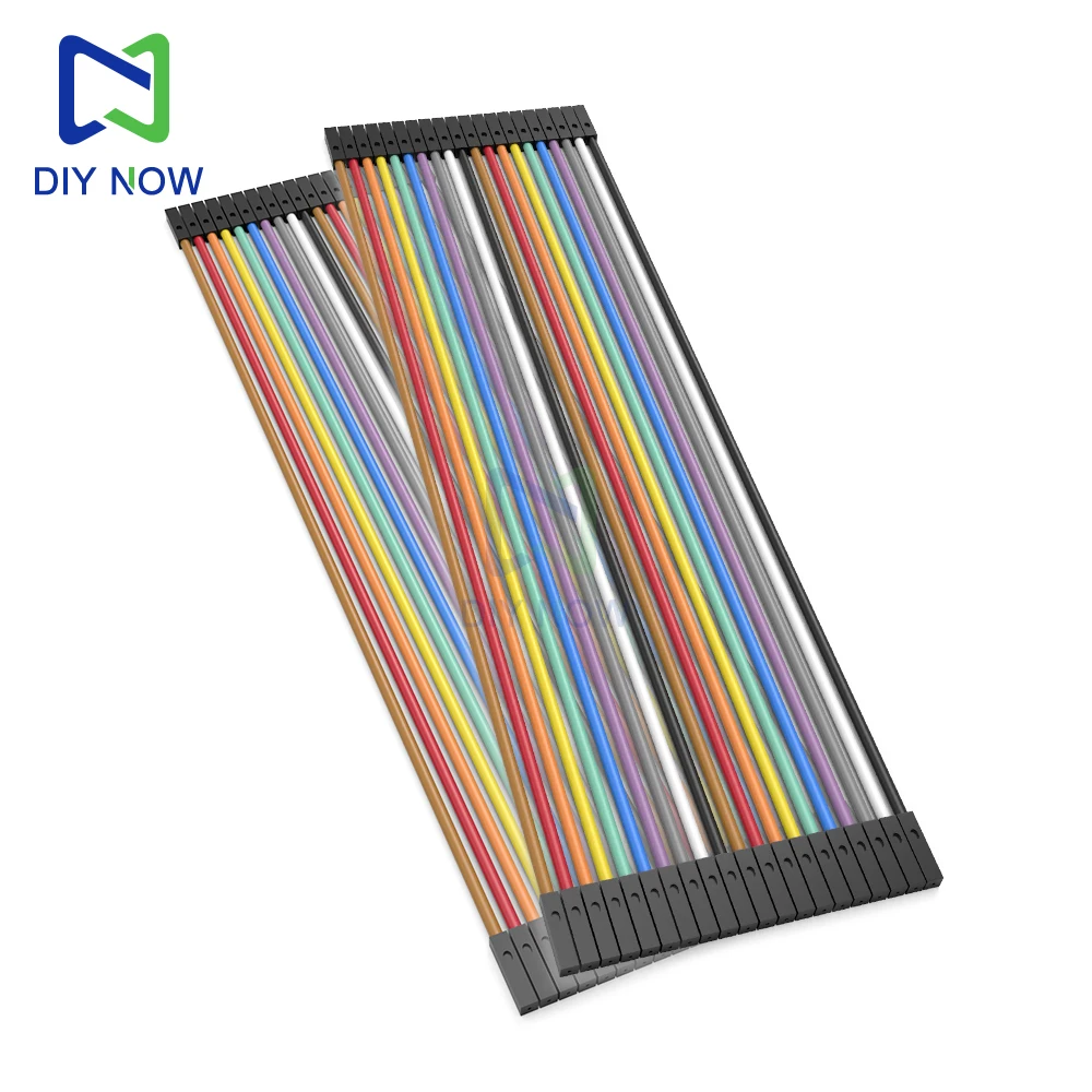 Línea Dupont de 40 pines, 10/15/20/30CM macho a macho + macho a hembra y hembra a Cable Dupont para electrónica Arduino