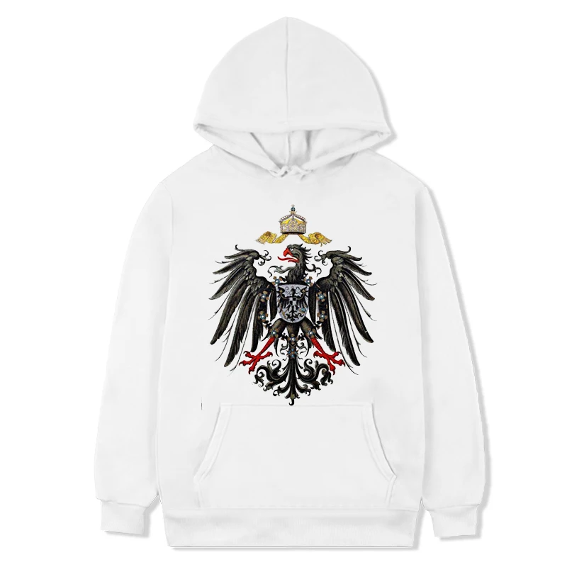 

German Mark Hoodies Harajuku Streetwear Sweatshirt