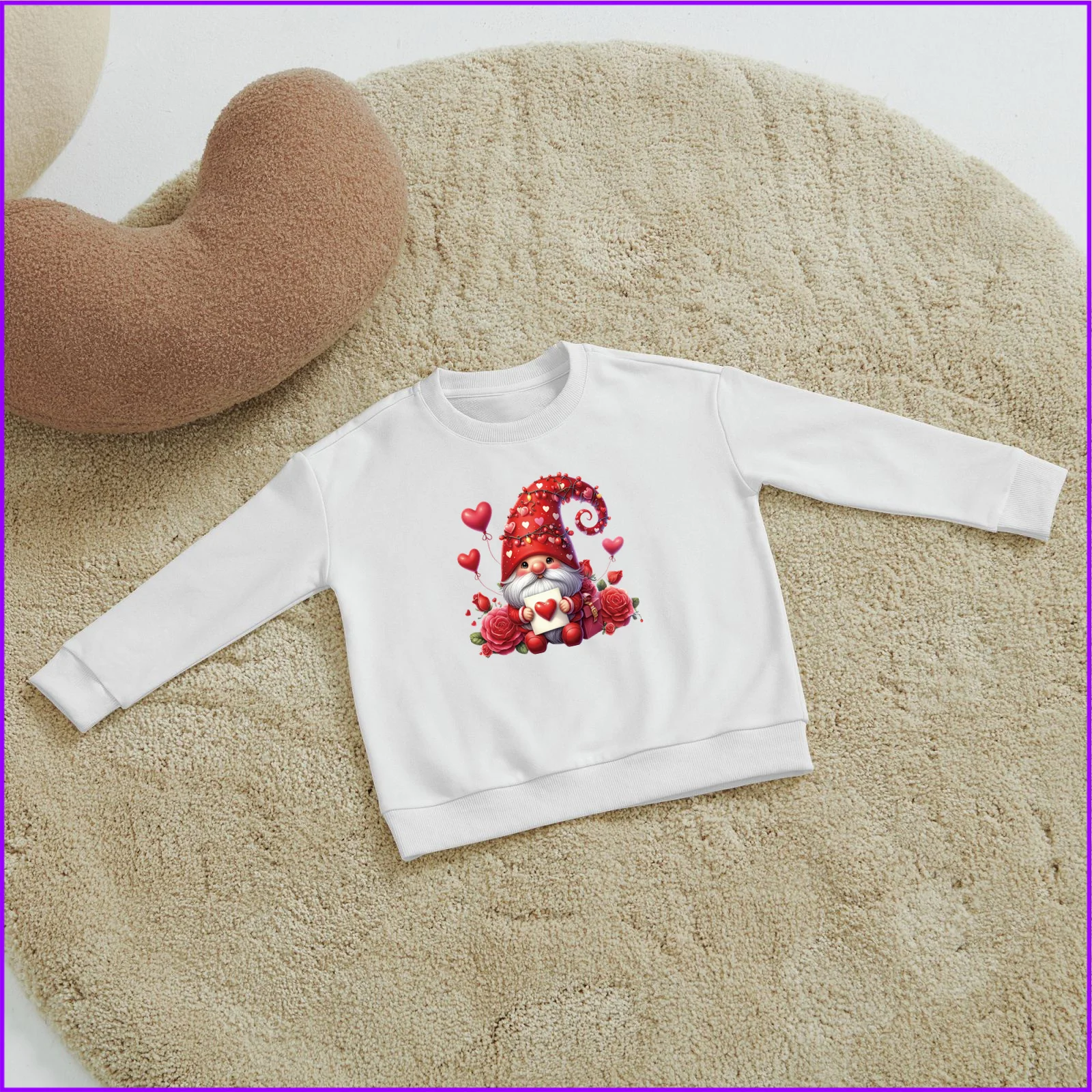 Heart Love Gnome Valentine'S Day Wedding Girlfriends Gift Sjb51 Kids Boys Girls Hoodies Sweatshirts Clothing Sweatshirts Tops Te