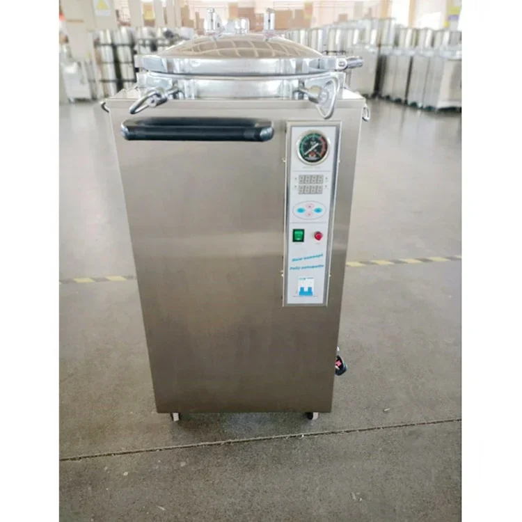 Lab Stainless Steel Autoclave Medical 100L 85L Capacity Autoclave Vertical Autoclave