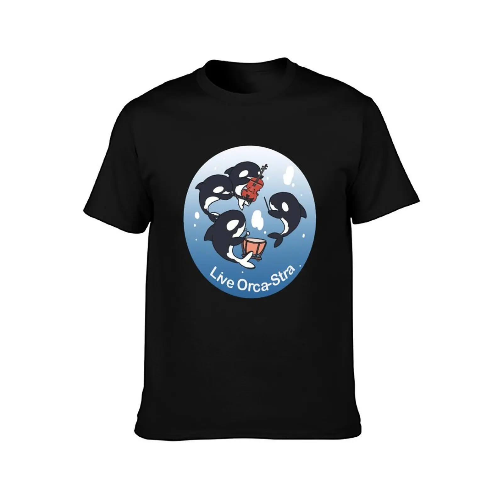 Live Orca-Stra T-Shirt customs design your own cute tops oversized t shirt graphic shirts t shirts for men