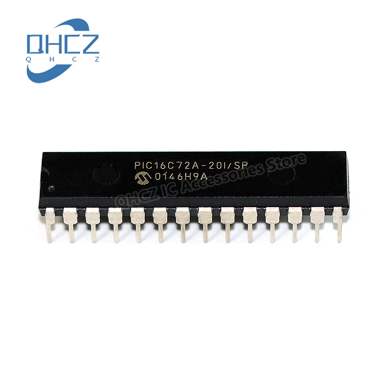 1pcs PIC16C72A-20I/SP PIC16C72A 16C72A SPDIP-28 New Original Integrated circuit IC chip Microcontroller Chip MCU In Stock