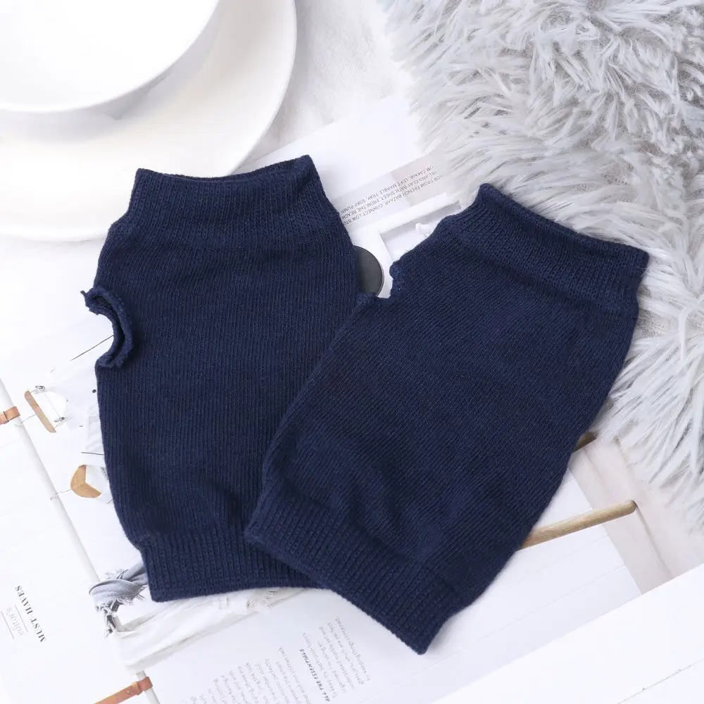 Fashion Wool Fingerless Knitted Wool Glove Half Mitten Wrist Gloves Exposed Finger