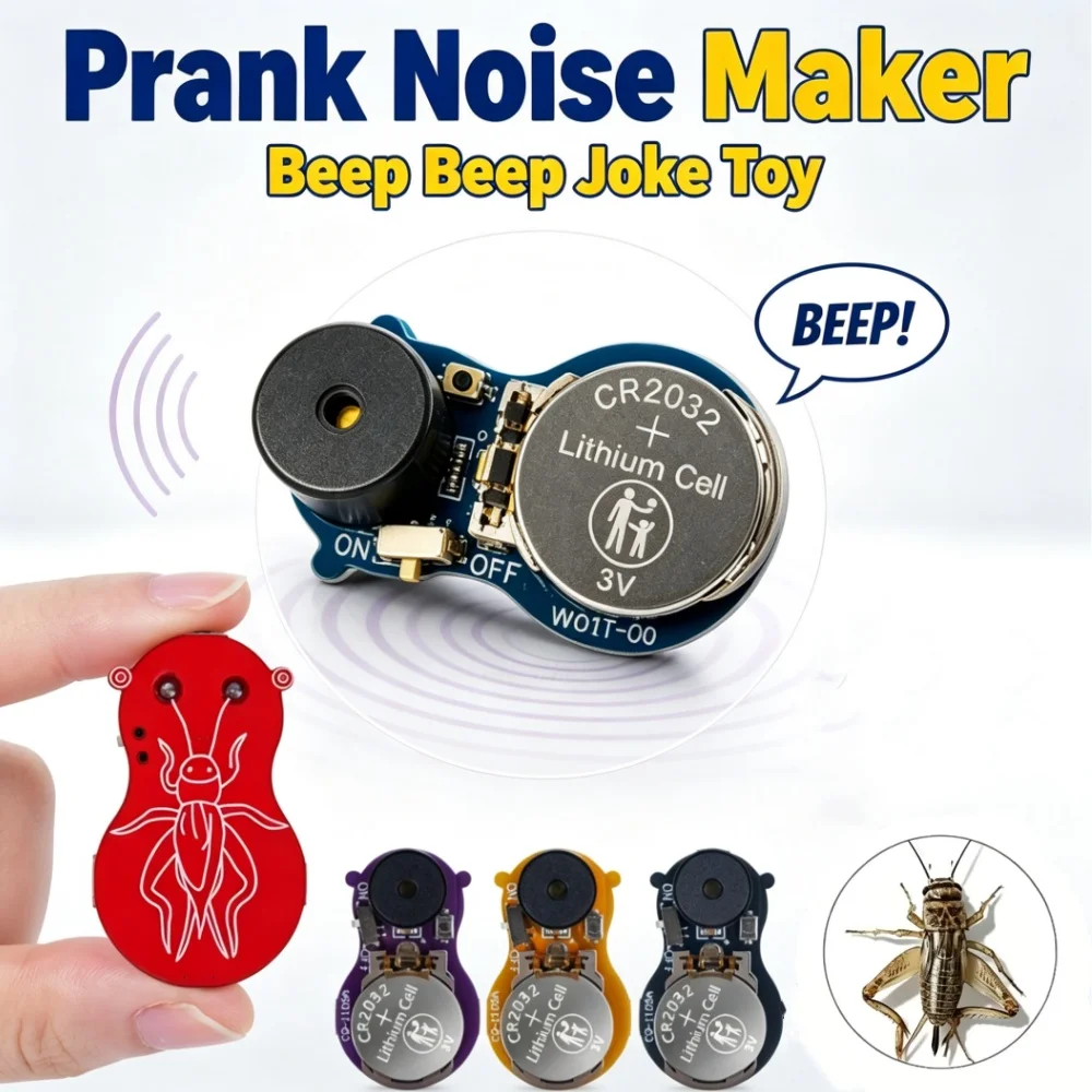 Cricket Noise Generator Hidden Prank Toy Long Lasting Sound Office Home Amusing Portable Trick Fun Gag Gadget Jokes