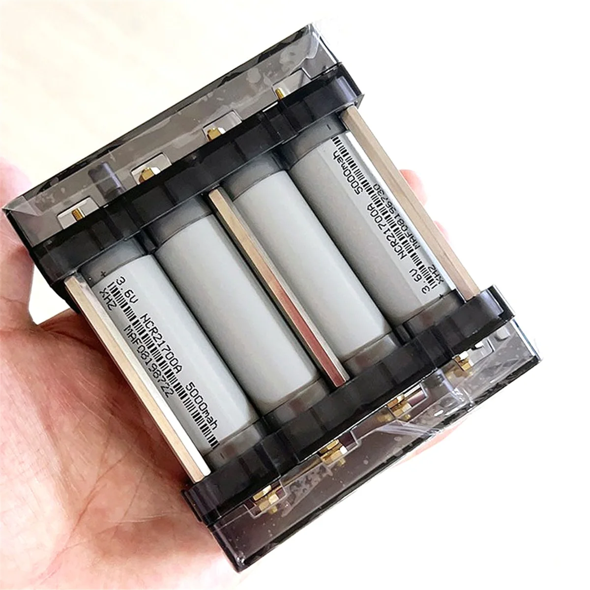 AB01 DIY Tool Spliceable Battery Box Battery Holder for 12V 24V 48V Energy Storage Kit Support High Current 21700-6