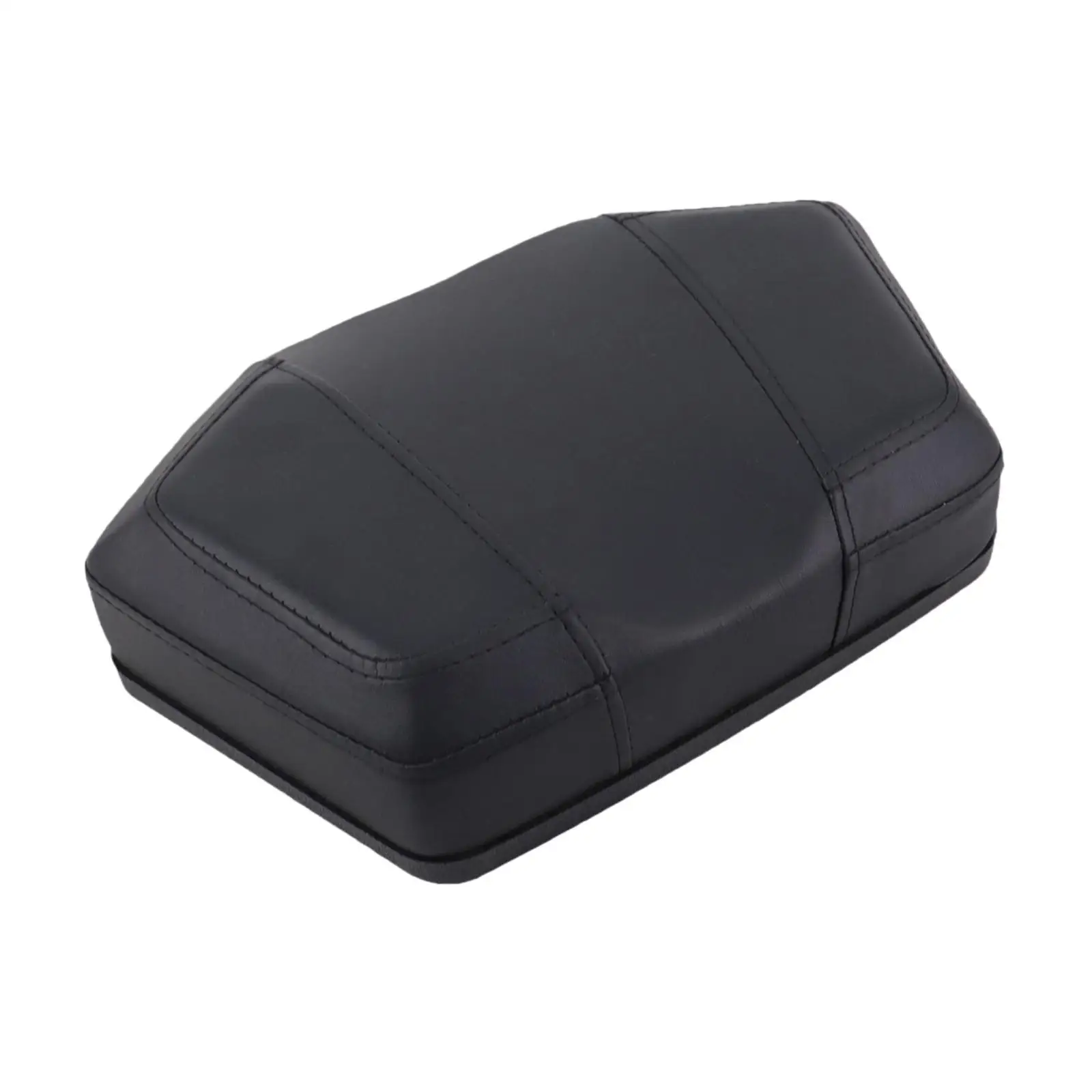 Motorcycle Rear Sissy Bar Cushion Pad Comfortable Foam Leather Support for ATV Buggy Touring