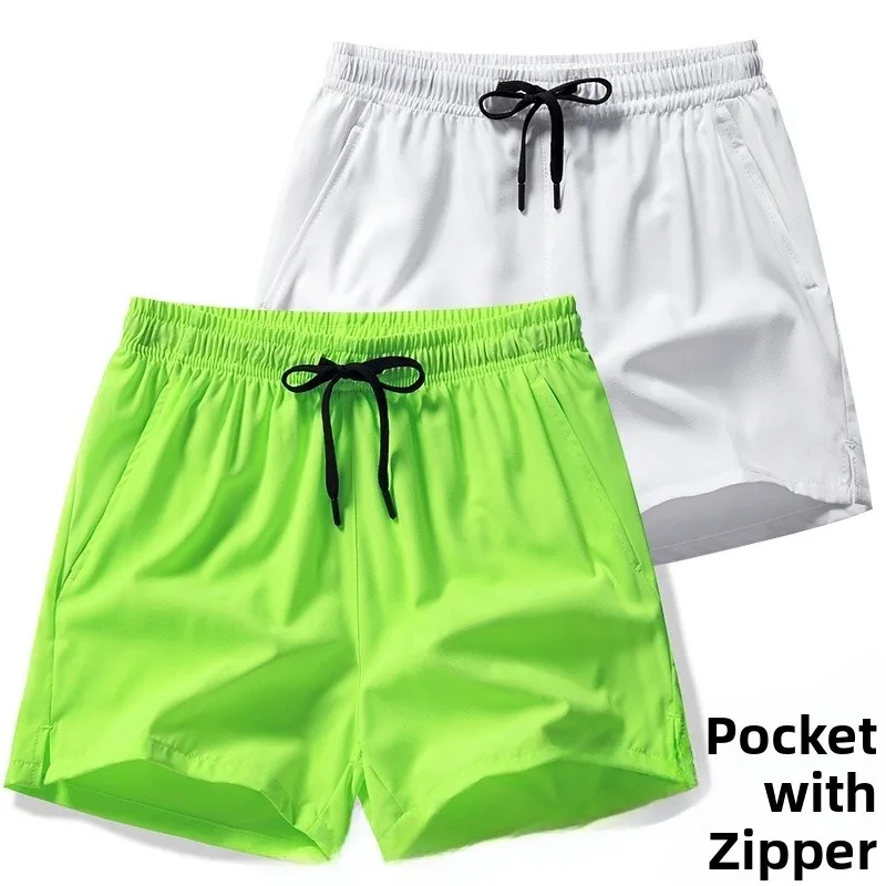 

Casual Ice Silk Qui Dry Thin Men's orts Summer Breathable Outerwear 3-Quarter Length Comfortable Loose Fit Youth Faion