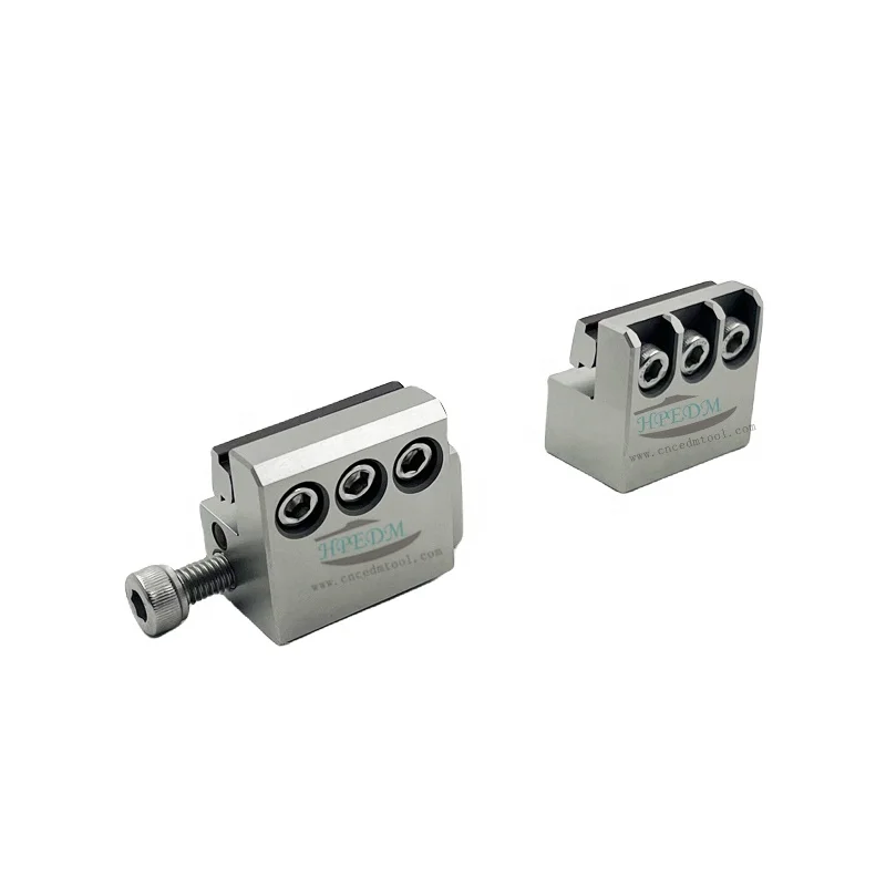 Compatible with ER-033958 Hardened High Precision Steel Vise Jaw for Wire Cut EDM Machining Basic Holder HE-E07043 3
