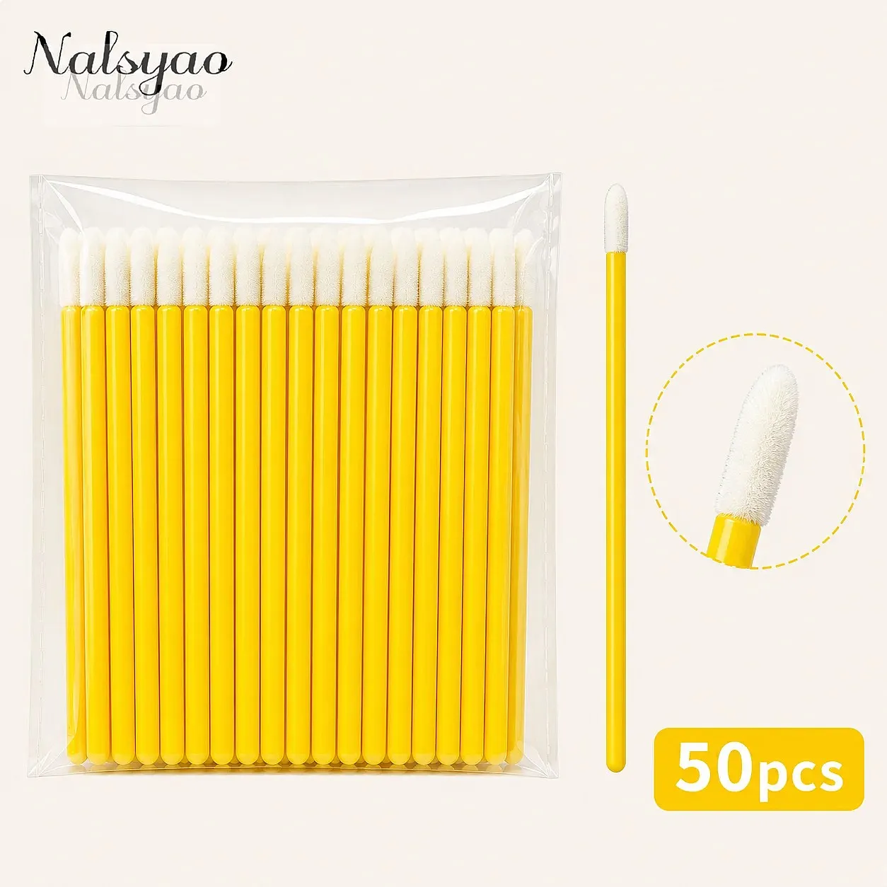 50/500PCS Disposable Mascara Applicator Lipstick Wands Eyelash Extension Makeup Brushes Cosmetic Tools