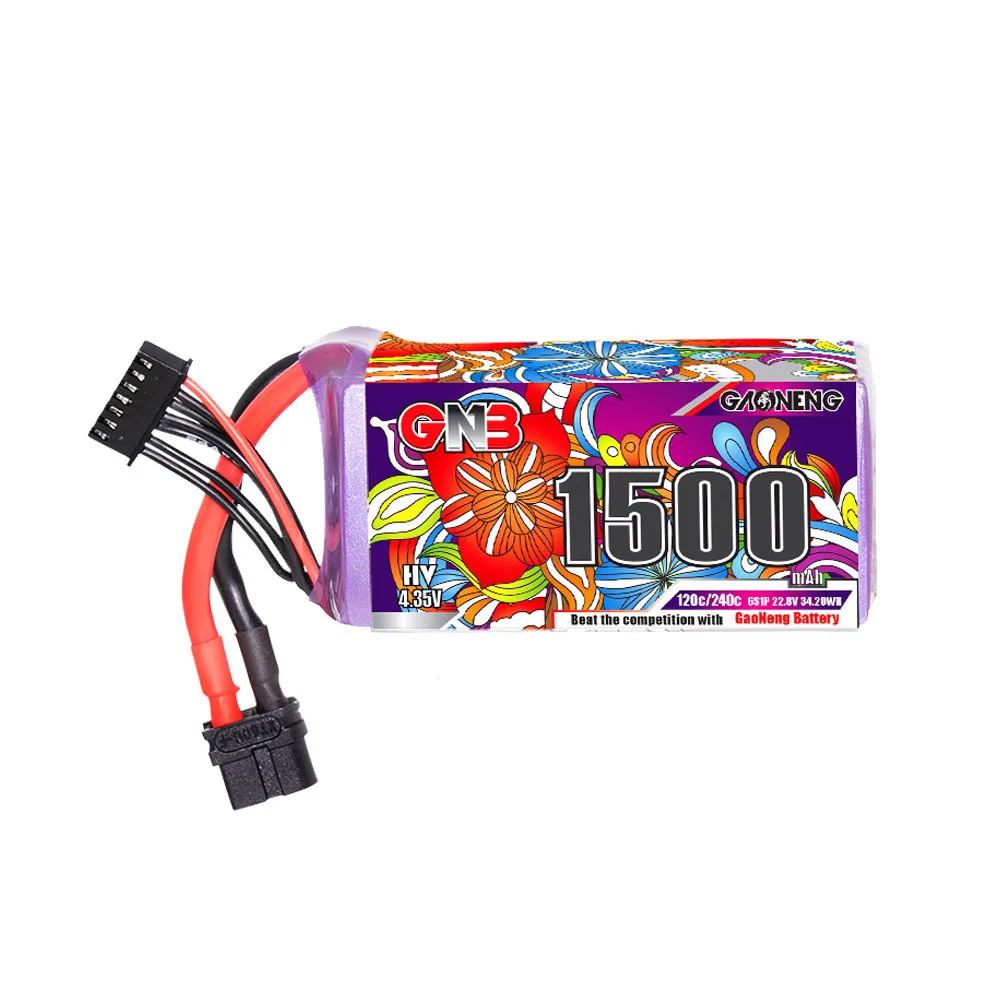 GNB 22.8v 1500mAh 120c/240c Rechargeable Battery For RC Helicopter Quadcopter FPV Racing Drone Spare Parts HV 6s Lipo battery