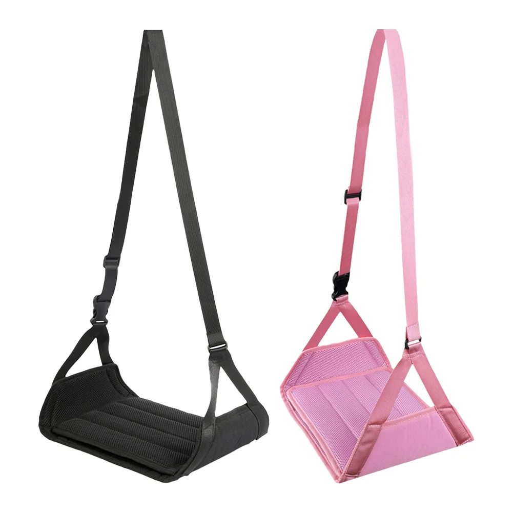 لوحة دعم أرجوحة الطائرات، وسائد أرجوحة ساق قابلة للتعديل، خفيفة الوزن لدعم الساق، وسادة للقدم للسفر الطويل، مسند للساق #2