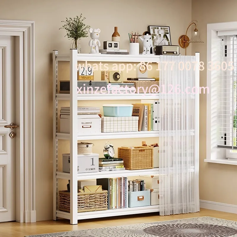 

Customizable Household Shelves Shelves Multi-layer Floor Balcony Storage Shelves Holes Board Bookshelves Integrated
