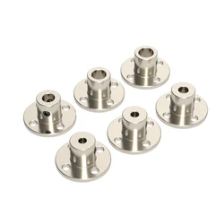 Giunto flangiato rigido 2/3/3.17/4/5/6/6.35/7/8/10/11/12/14mm connettore di supporto dell'accoppiatore dell'albero di guida del motore per giocattoli fai da te RC