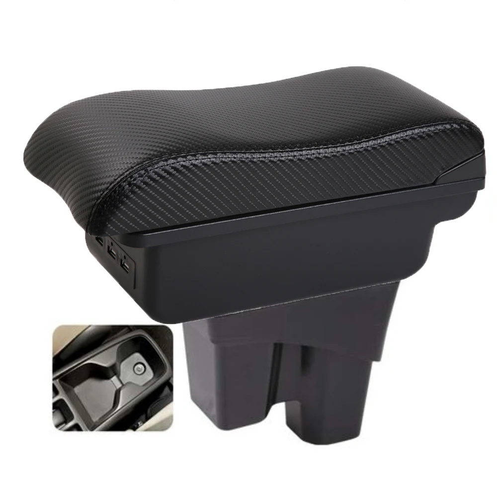 Honda City GM6 Armrest box central console storage case driver elbow support rest arm view 3