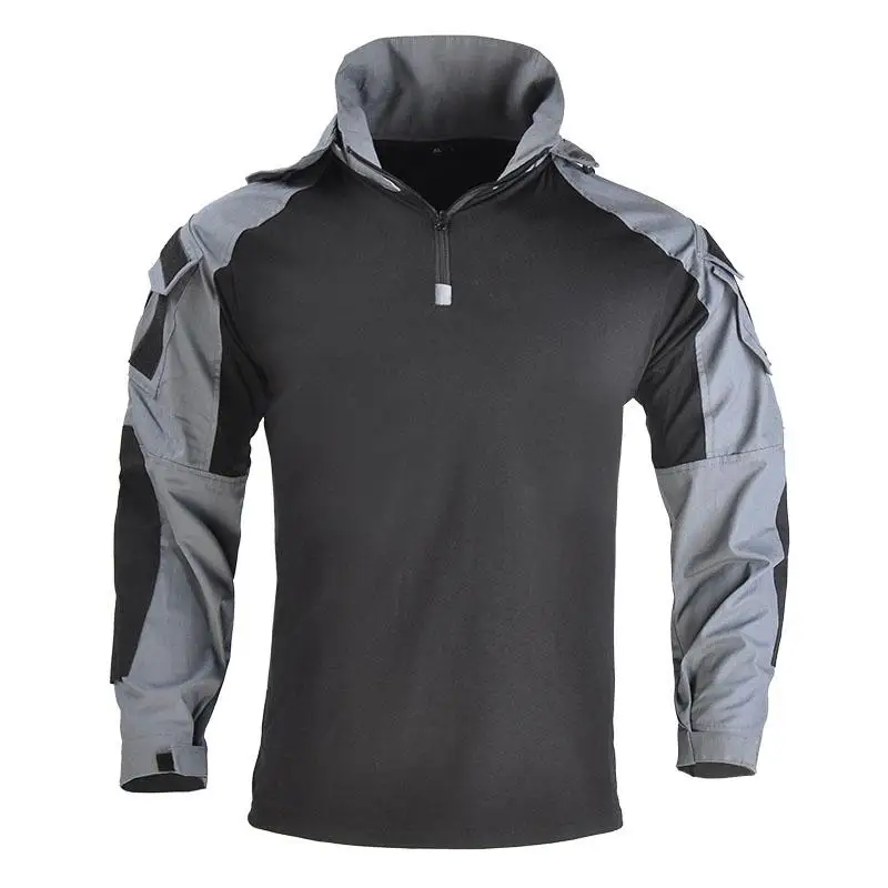 Chaqueta Bomber para hombre, chaqueta táctica de vuelo, abrigo, camiseta de combate, Sudadera con capucha de caza táctica, chaqueta de camuflaje