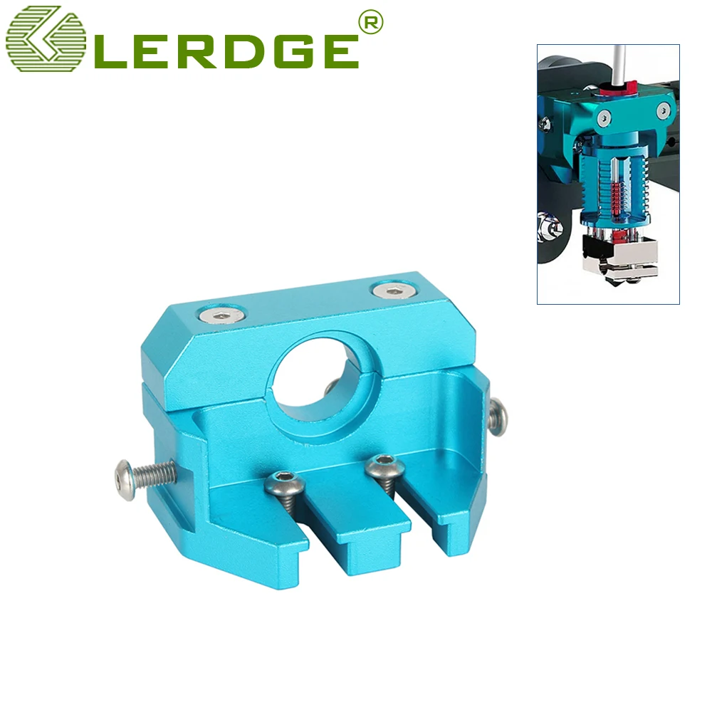 LERDGE Multi-Mount All Metal Mount Nozzle Fixing Bracket  Compatible with Volcano E3D V6 Hotend for ender 3 CR10S 3D Printers