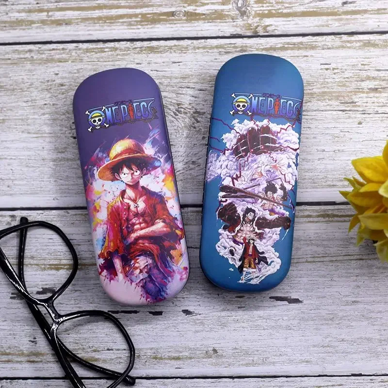 One Piece New Anime Cartoon Glasses Case Luffy Strong, Durable, Portable, Pressure-proof and Fall-proof Zolonami Storage Box