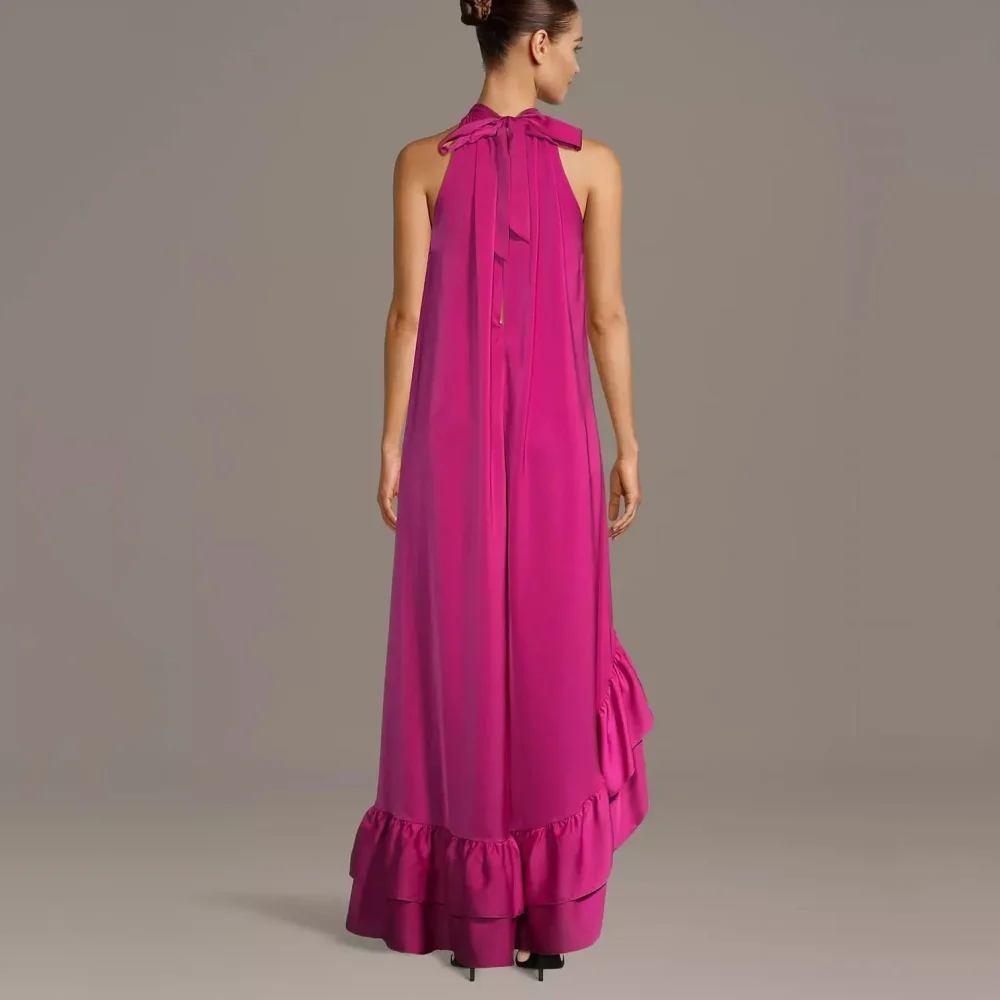 Custom-made Prom Dresses Halter-Neck Romantic Party Dresses Mini Strapless Evening Gowns High-quality Evening Gowns
