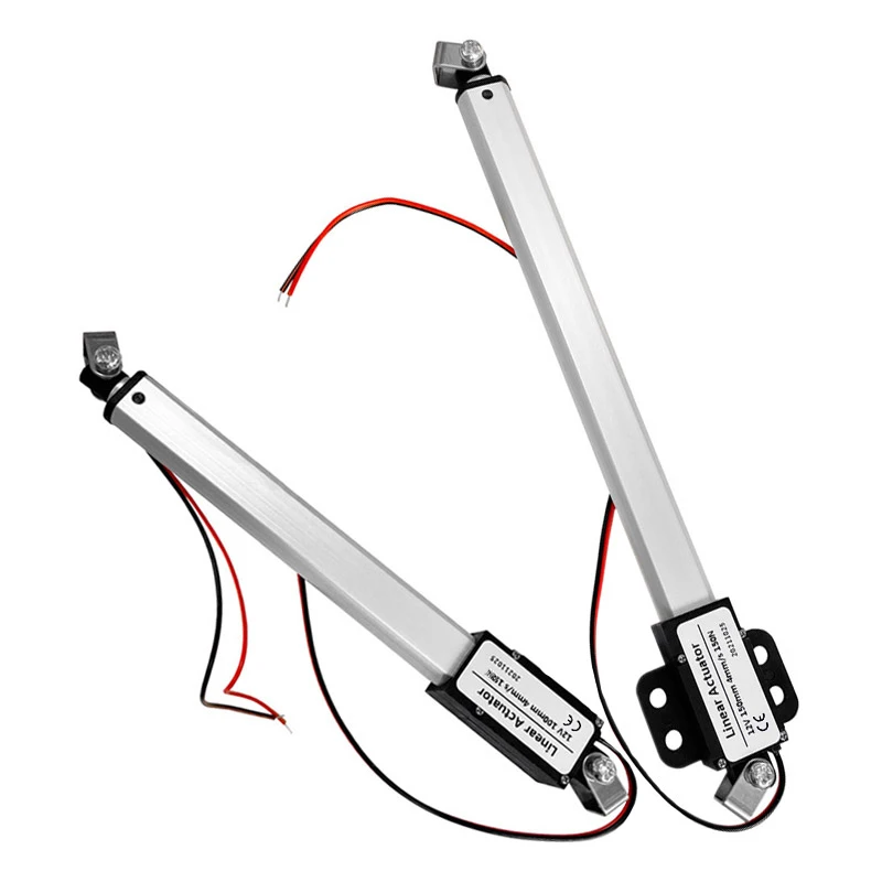 50mm DC 12V Mirco elektryczny siłownik liniowy 30N/60N/100N/150N sterownik silnika Mini elektryczny popychacz Putter