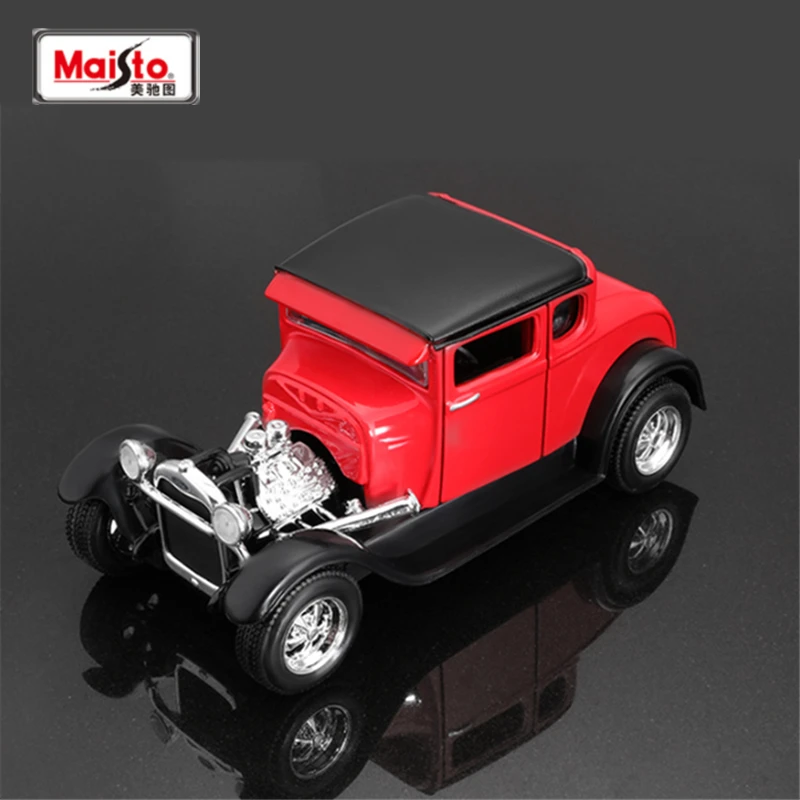 Maisto 1:24 1929 Ford Model A Alloy Classic Car Model Diecast Metal Toy Sports Car Vehicle Model Simulation Collection Kids Gift