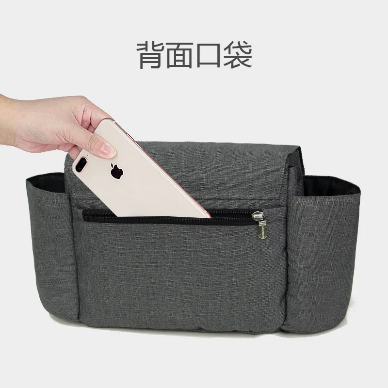 New Stroller Organizer Bags Mommy Large Capacity Travel Hanging Bag Bottle Holder Pram Diaper Bags Baby Stroller Accessories