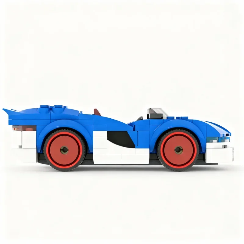 178pcs MOC Sonic The Hedgehog S Speedster Lightning Speed Star Model Building Toy Blocks Architecture Festival Gifts Education