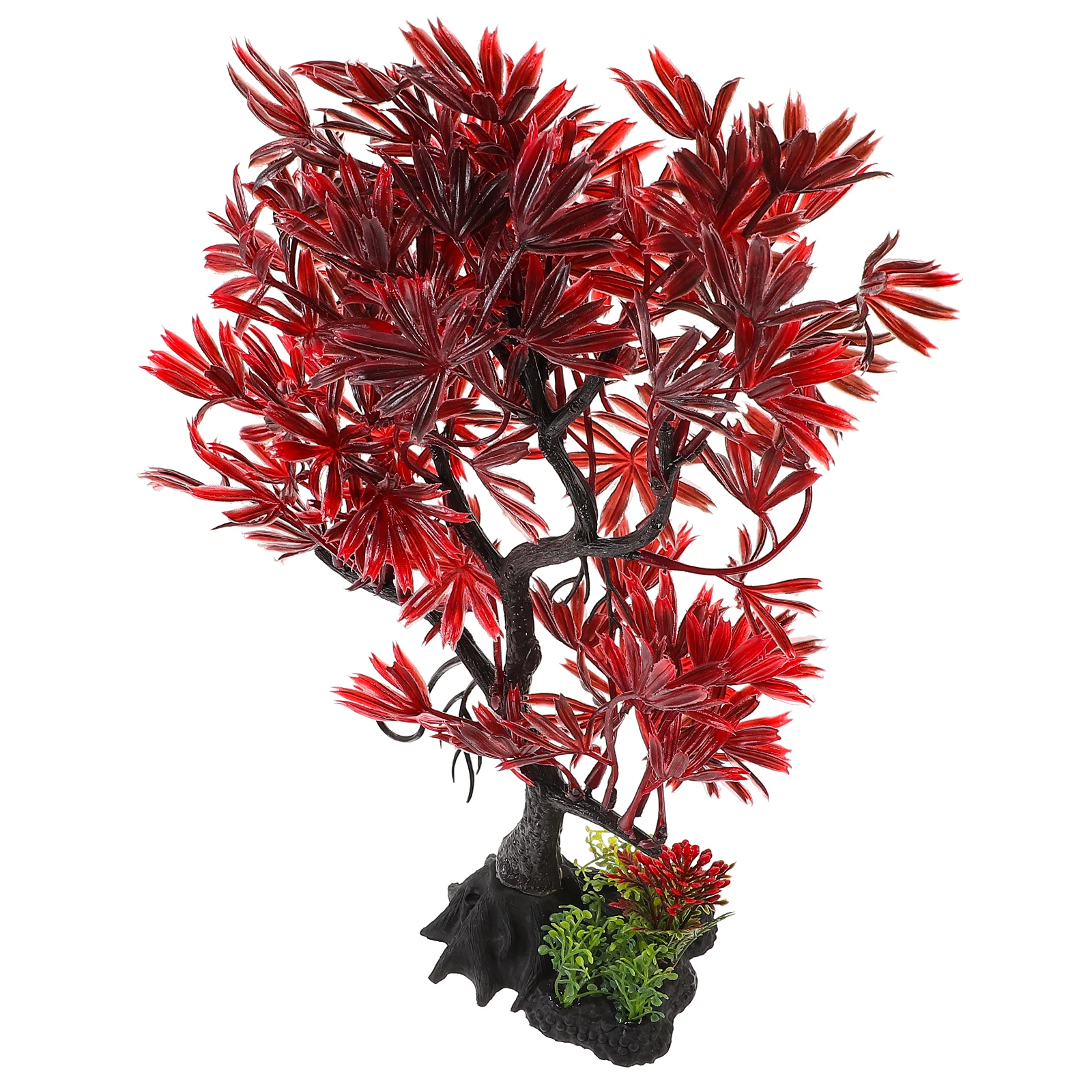 

Simulated Big Tree Aquarium Decor Plastic Fish Tank Bonsai Accessories Lifelike Aquatic Tree Home Office Decor Pet Supplies