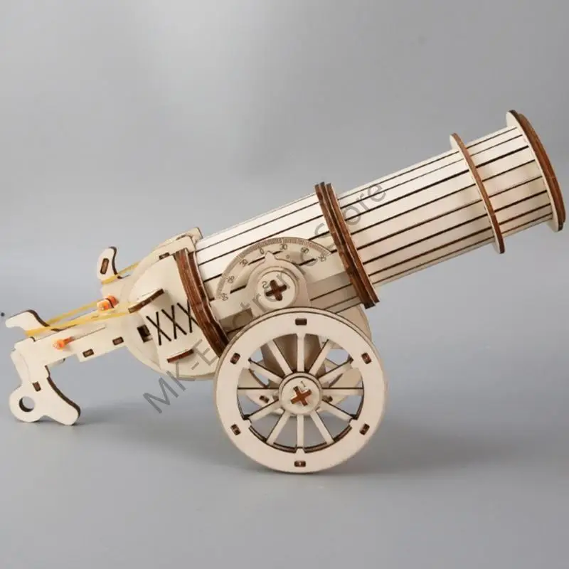 R2LF Science Assembly Model Wooden Wheeled Craft for Classroom Demonstrations, Hands On Structure Learning Project for