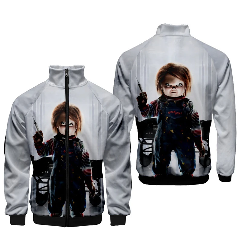 

Newest Horror Movie Bride Of Chucky 3D Printed Jackets For Men Women Casual Long Sleeve Tops Graphic Tee Popular Cool Coat Kids