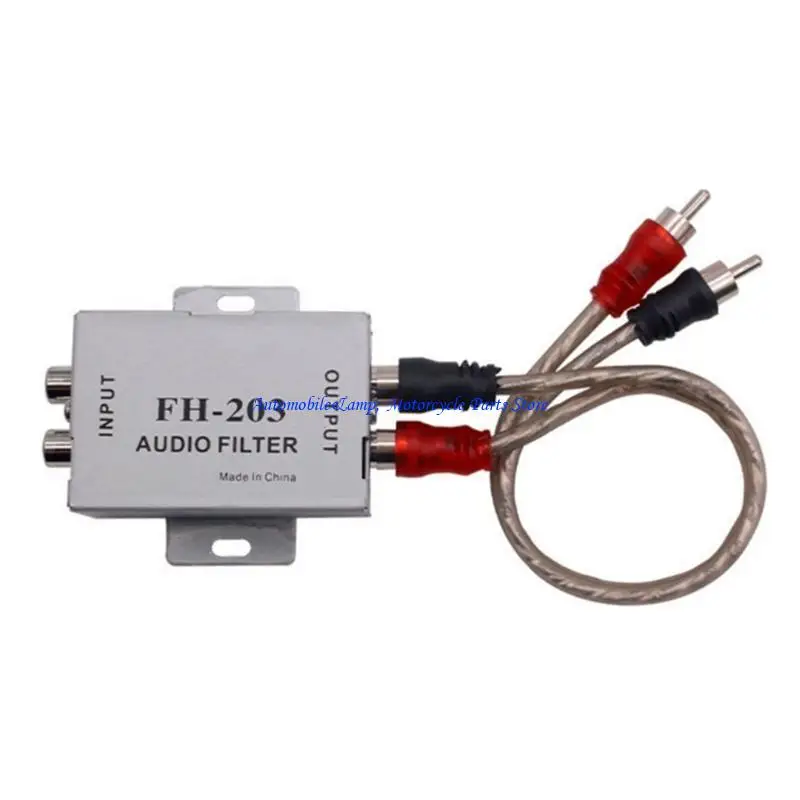 H7BD Noise Filter Suppressor Stereo Ground Isolator for Car Home Stereo