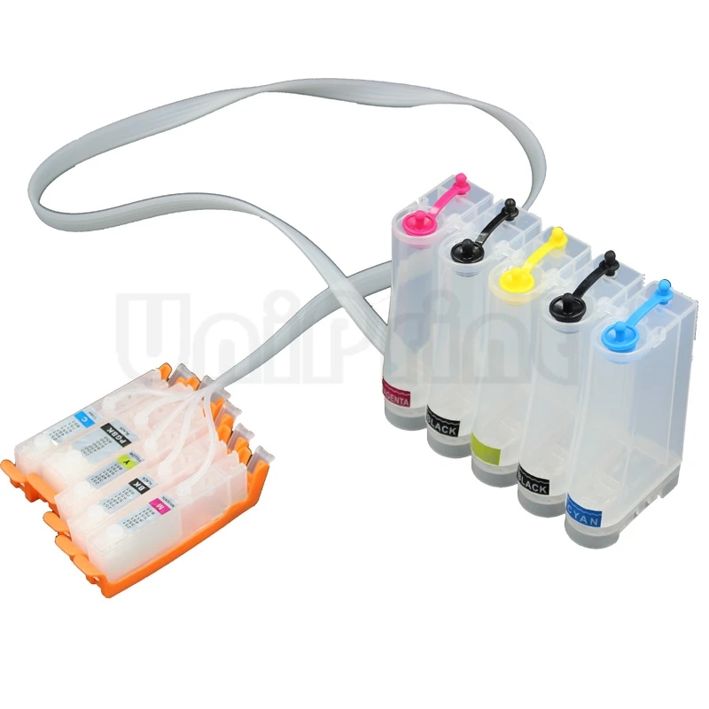 UP 1set PGI280 PGI-280 CLI-281cis compatible For canon TR7520 TR8520 TS6120 TS6220 TS9521C TS9520 TS702 TS6320 ciss with chip