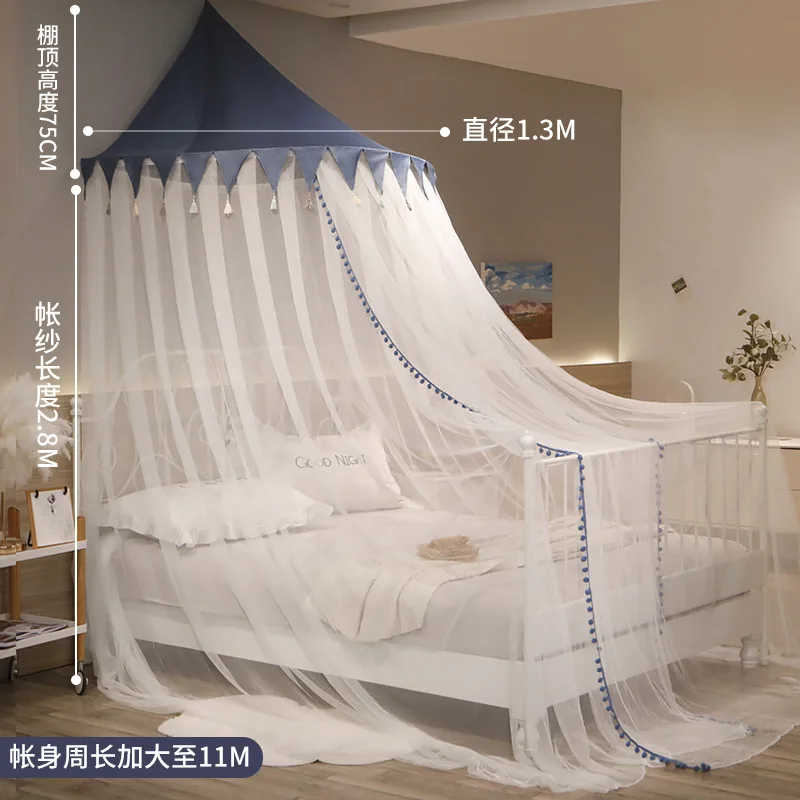 Summer dome mosquito net household installation-free children's hanging net encryption thickened machine washable