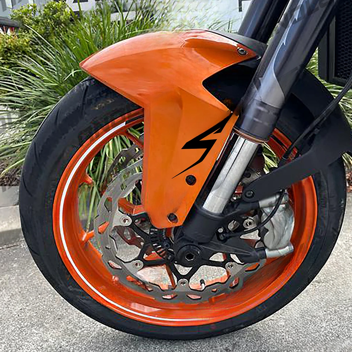 2pcs Motorcycle Stickers Motorbike Fender Vinyl Decals for KTM Super Adventure Duke RC 390 690 790 890 1090 1190 1290 R image 5