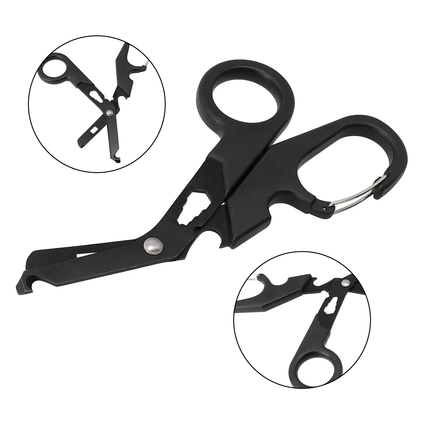 Practical Rescue Scissors Shears Sports Survival Trauma Rescue Scissors Stainless Steel Camping Multifunctional