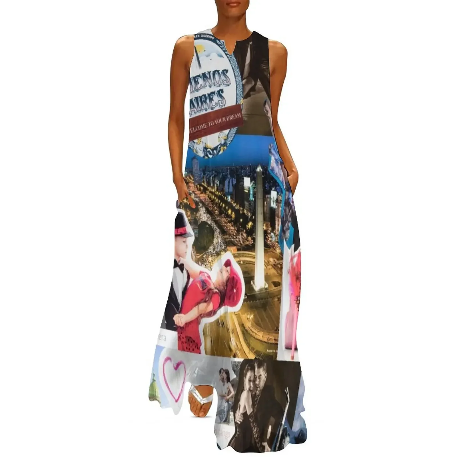 

Buenos Aires Tango Long Dress women's fashion dresses dress birthday dresses for women women's dresses luxury Dress