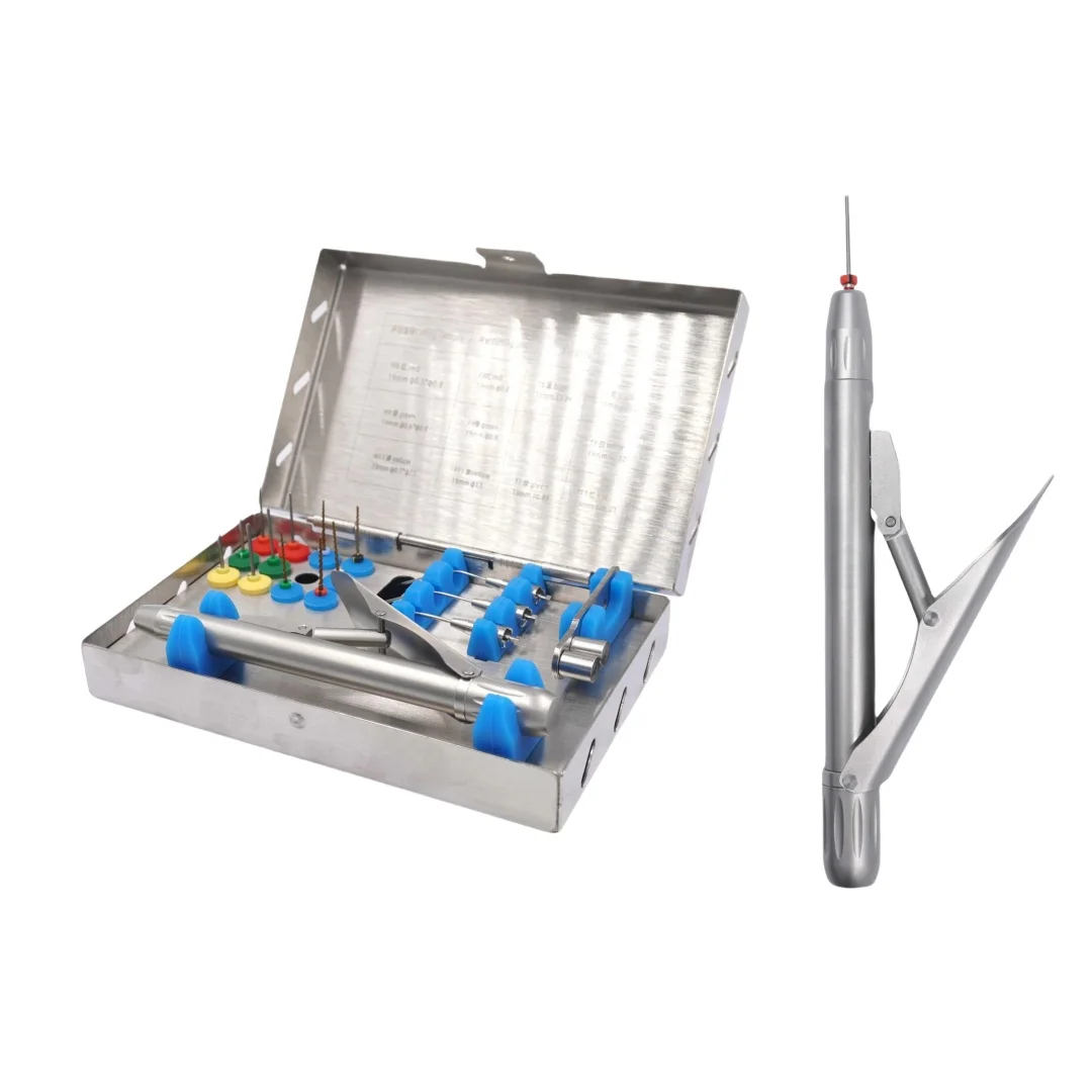 JUMTOP Dental File Extractor Removal System Kit Autoclaved Root Canal File Extractor Dentist Instrument