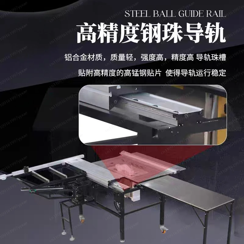 New Sliding Table Saw Woodworking Saw Table 2600W Cutting Saw All-in-one Machine Dedicated Precision Workbench Bracket