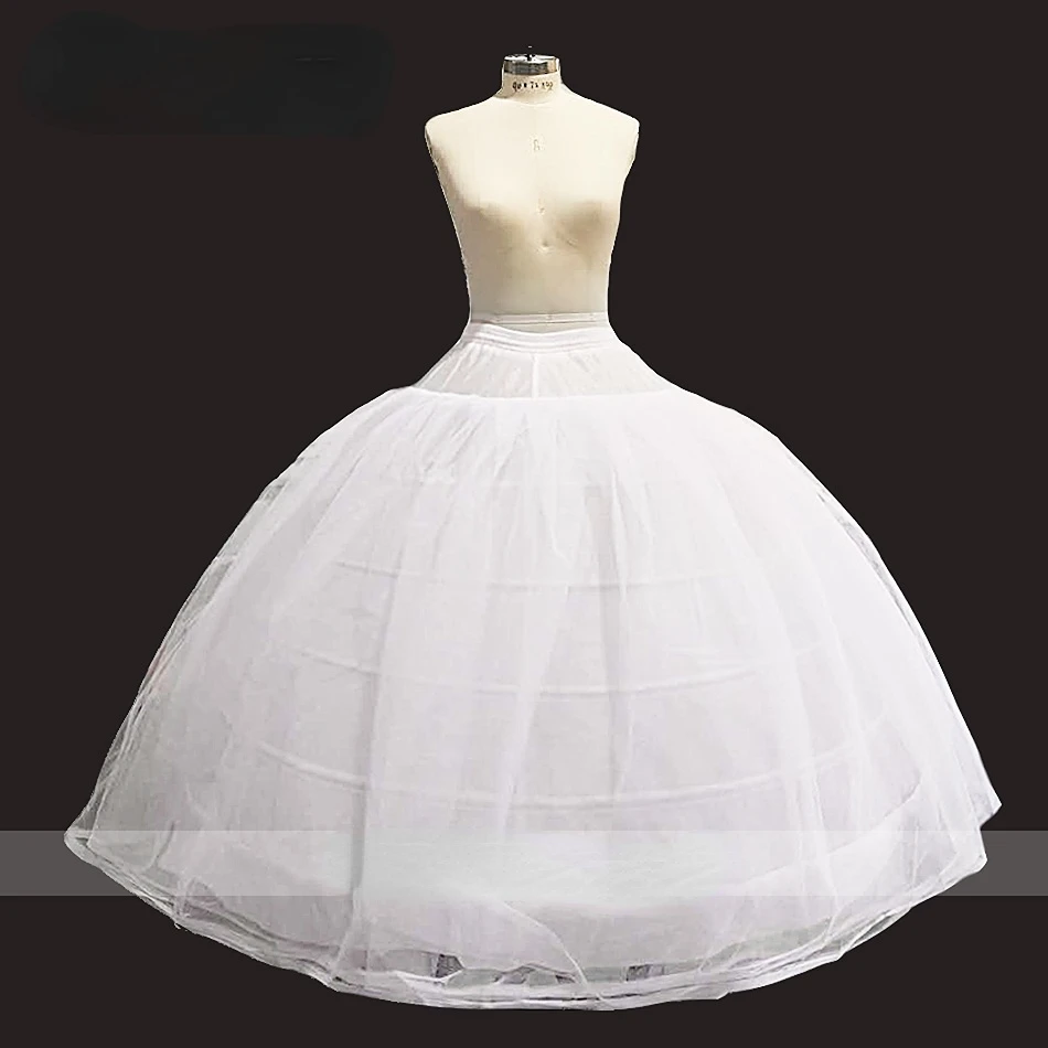 Áo Xích Móc Crinoline Bầu Cưới Petticoat Falda