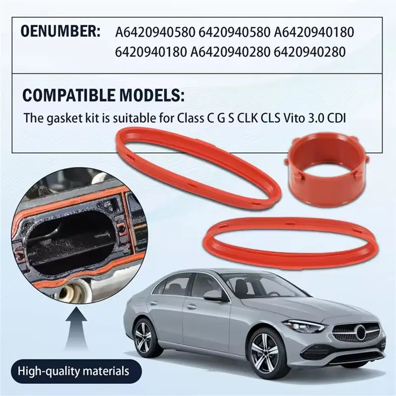 For Mercedes C-Class G S CLK CLS Vito 3.0 CDI 6420940180 6420940580 6420940280 Gasket Set Limited Time Offer