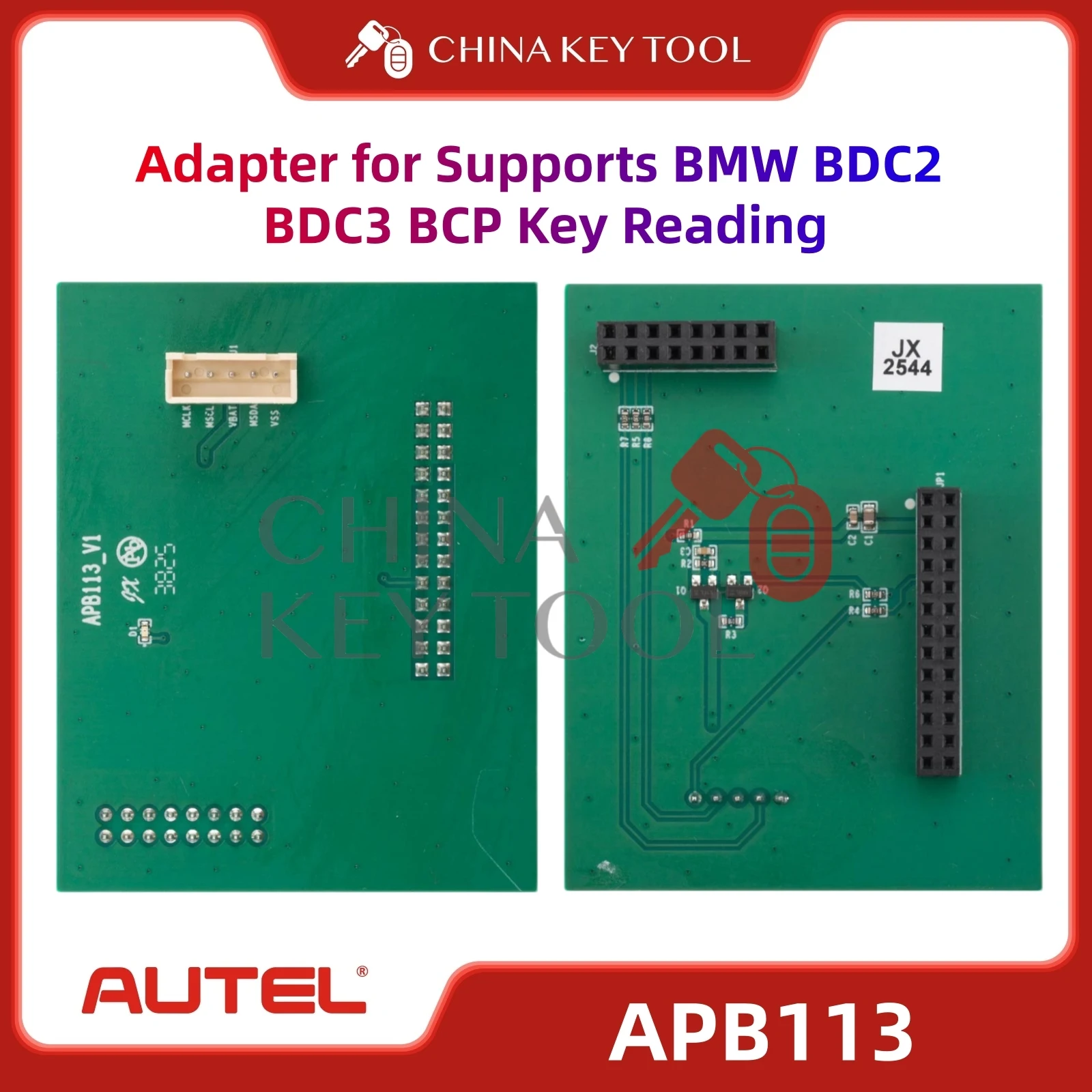 Autel APB113 Dedicated Adapter Board PCF79XX Remote Renew Adapter for Supports BMW BDC2 BDC3 BCP Key Reading